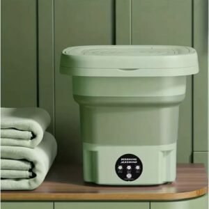 غسالة ملابس صغيرة قابلة للطي